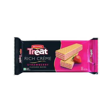 Britannia Treat Strawberry Flavoured Wafers
